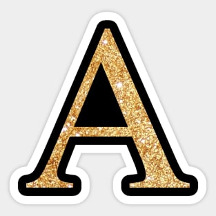 Golden Alpha Sticker